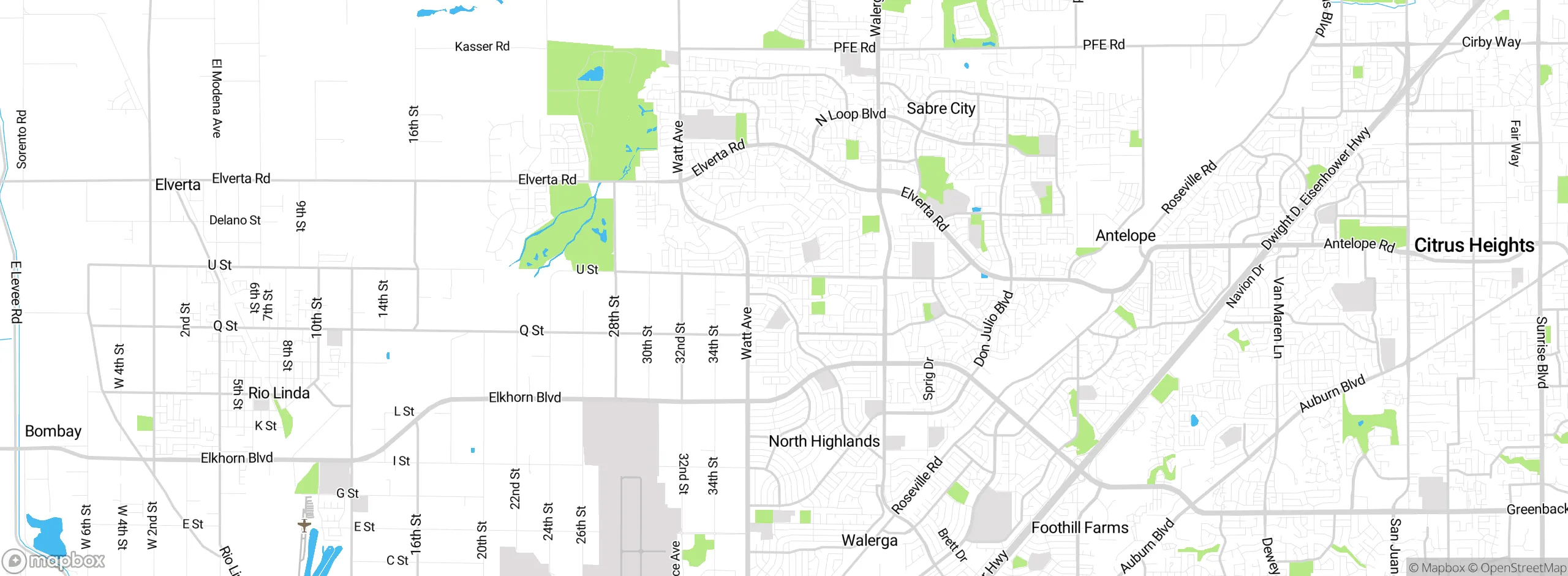 Map showing approximate location