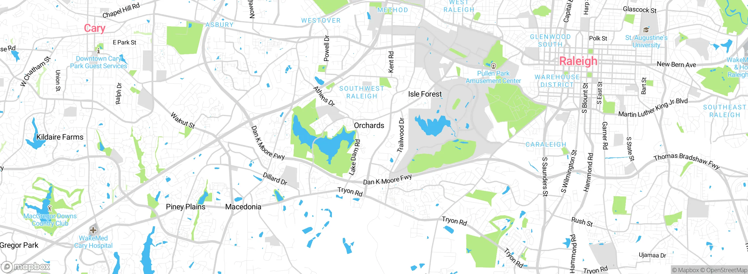 Map showing approximate location