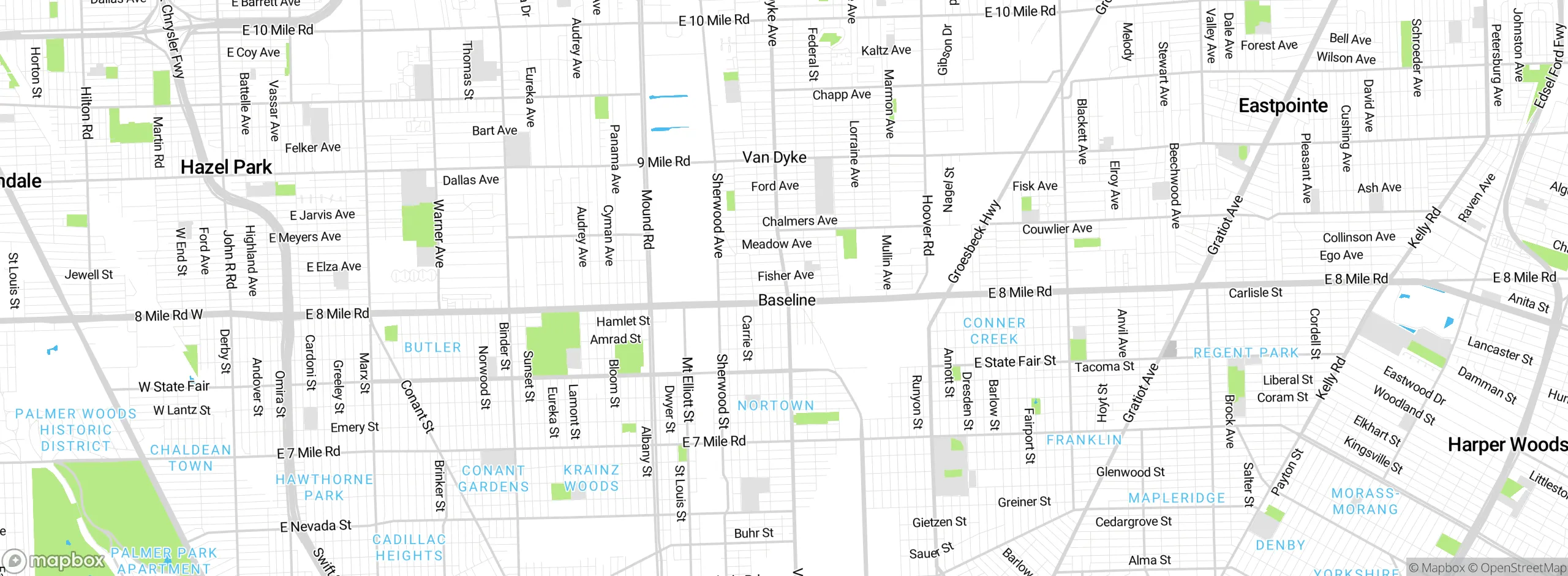 Map showing approximate location