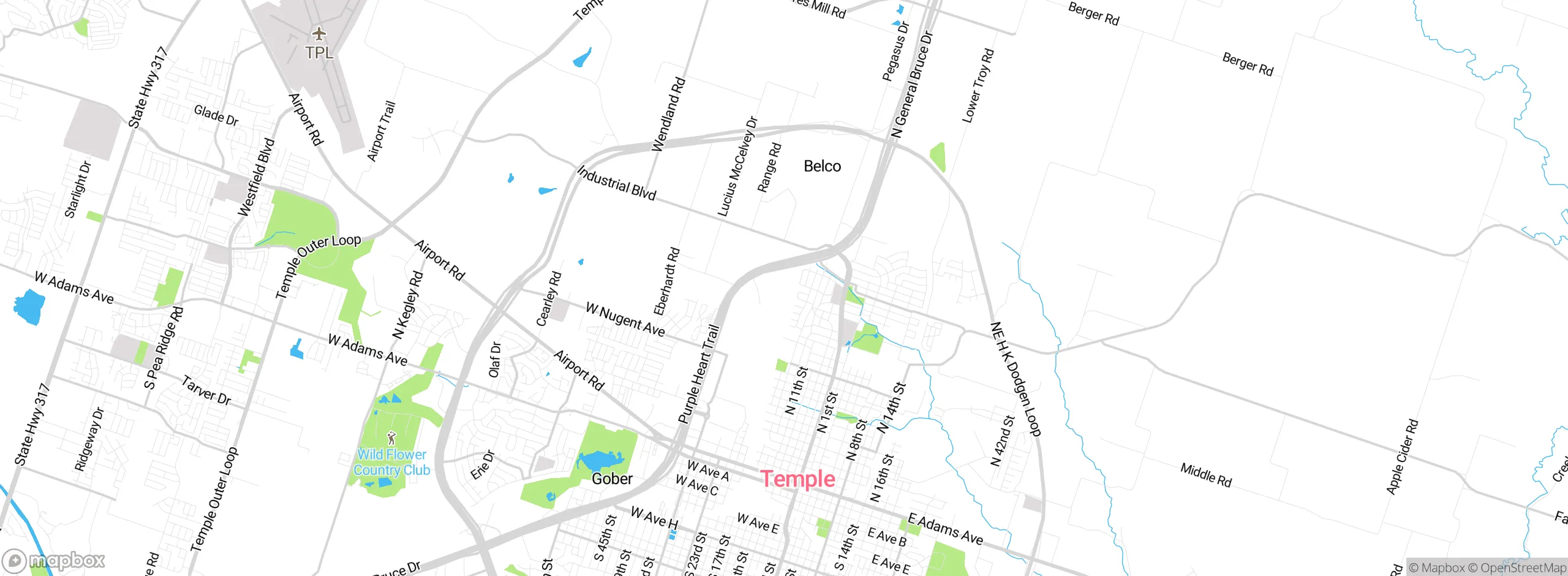 Map showing approximate location