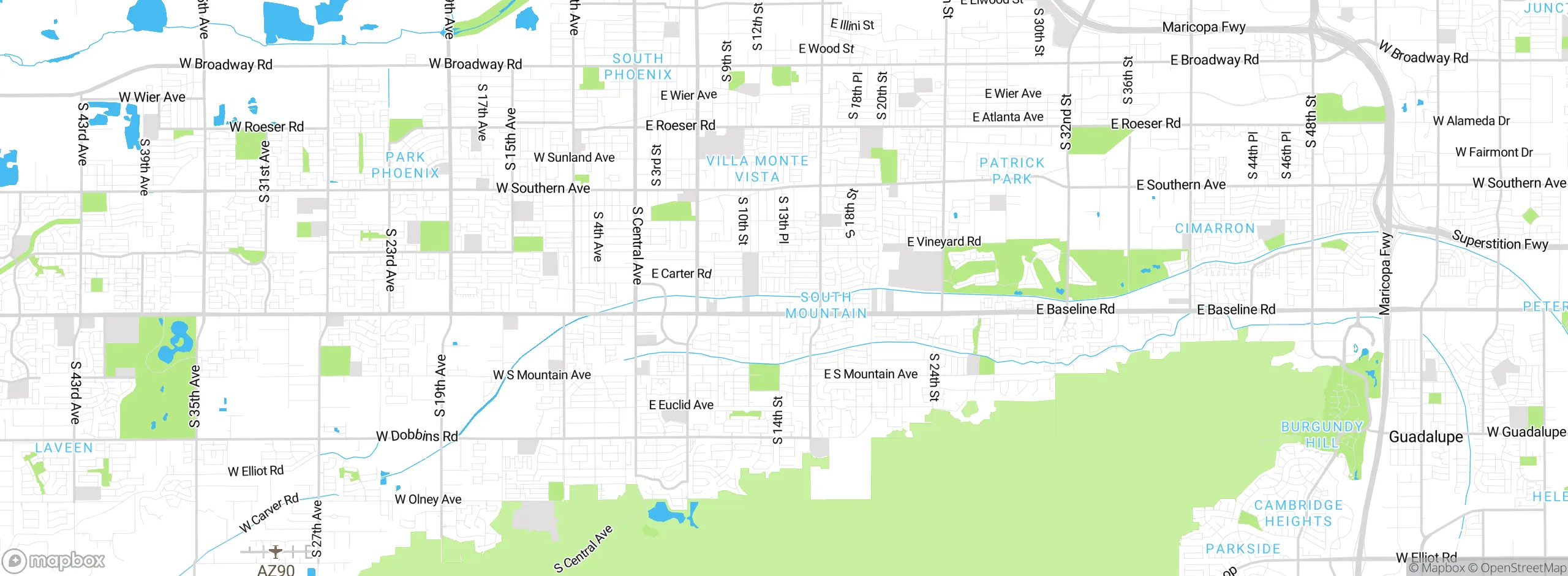 Map showing approximate location