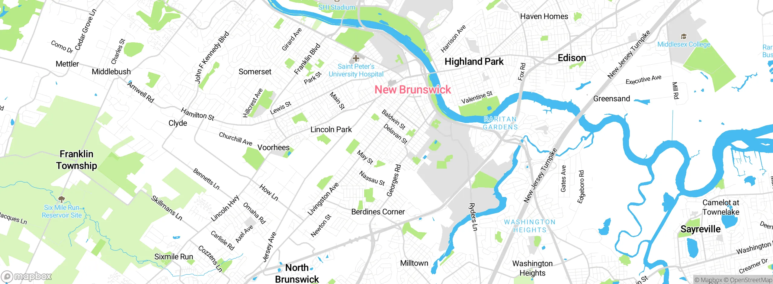 Map showing approximate location