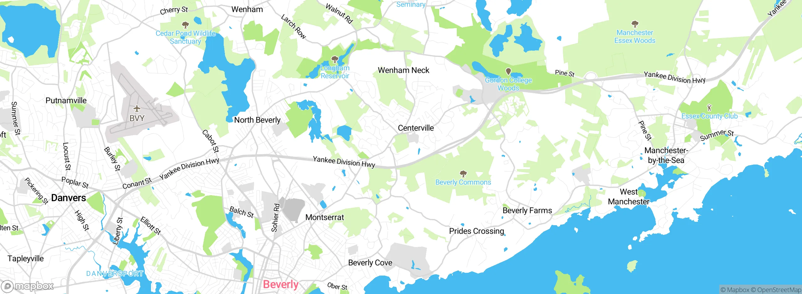 Map showing approximate location