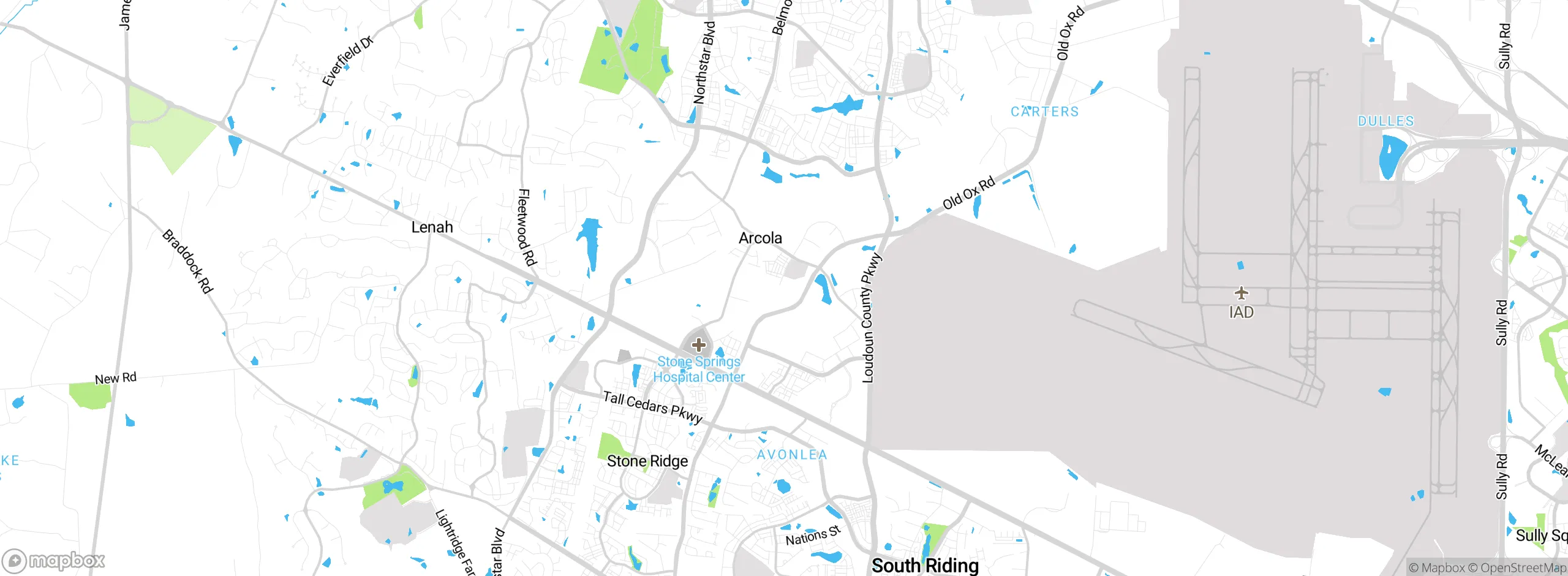 Map showing approximate location