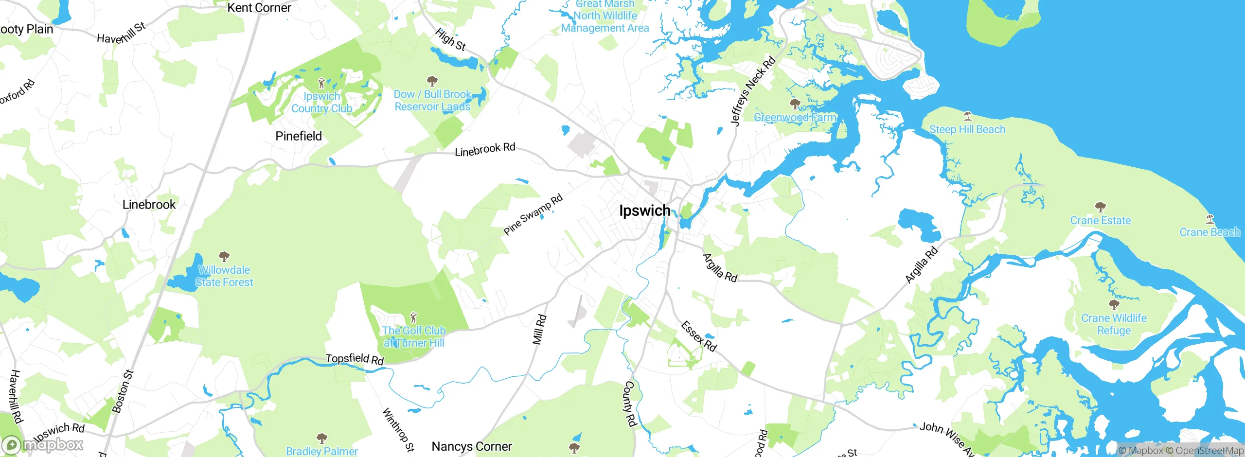 Map showing approximate location