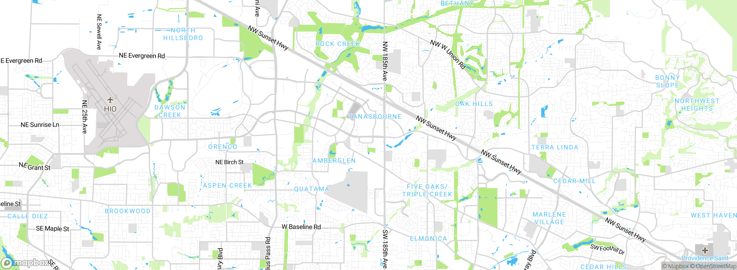 Map showing approximate location