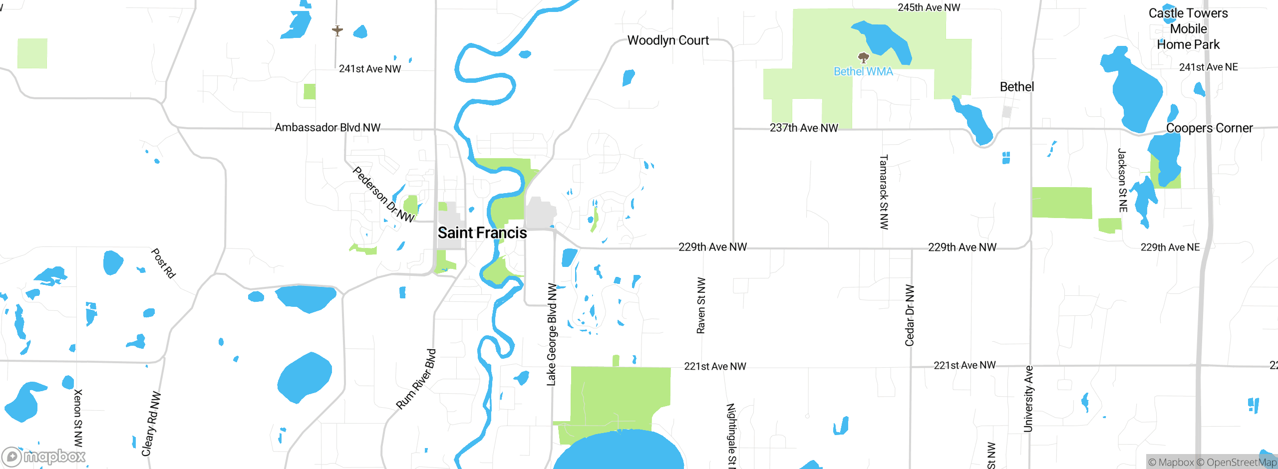 Map showing approximate location