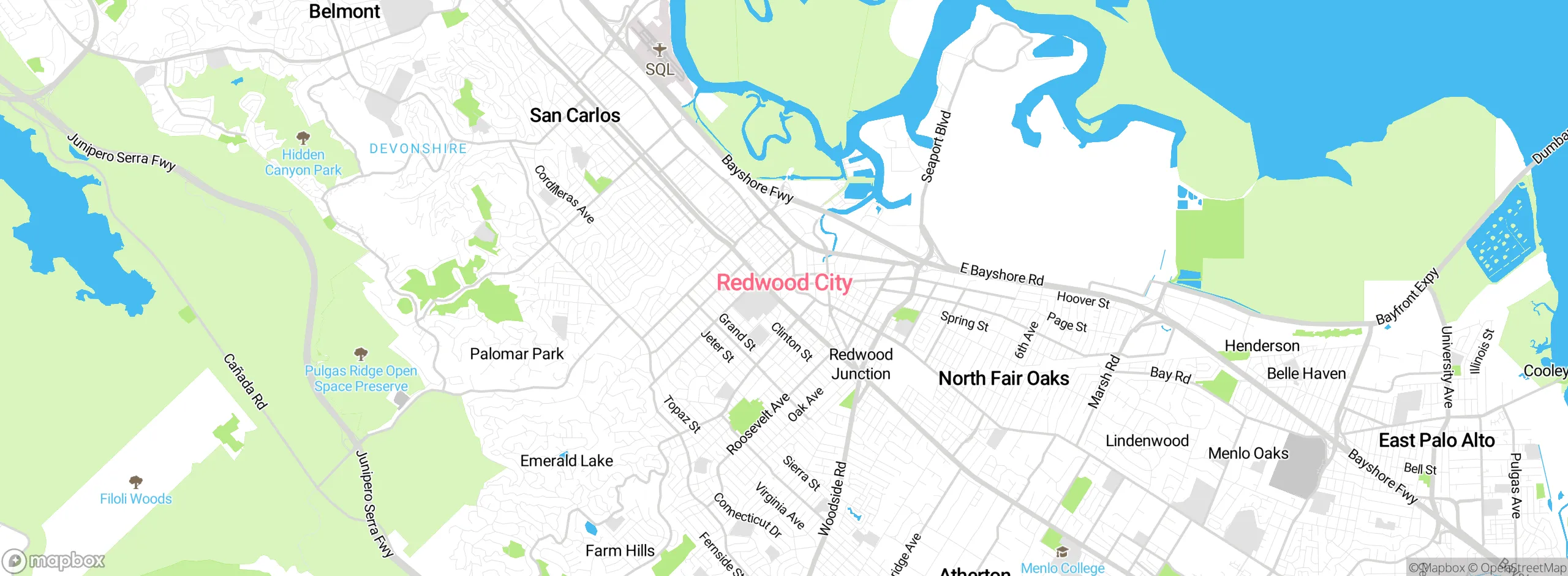 Map showing approximate location