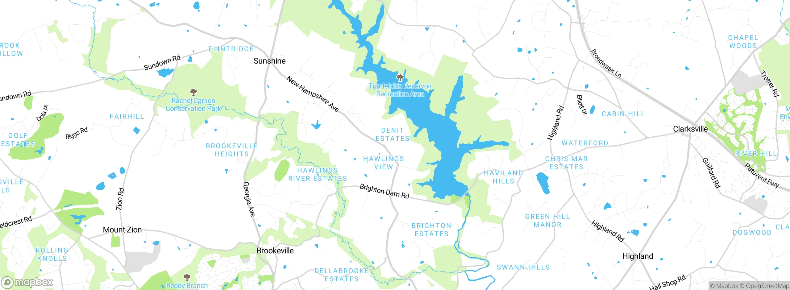 Map showing approximate location