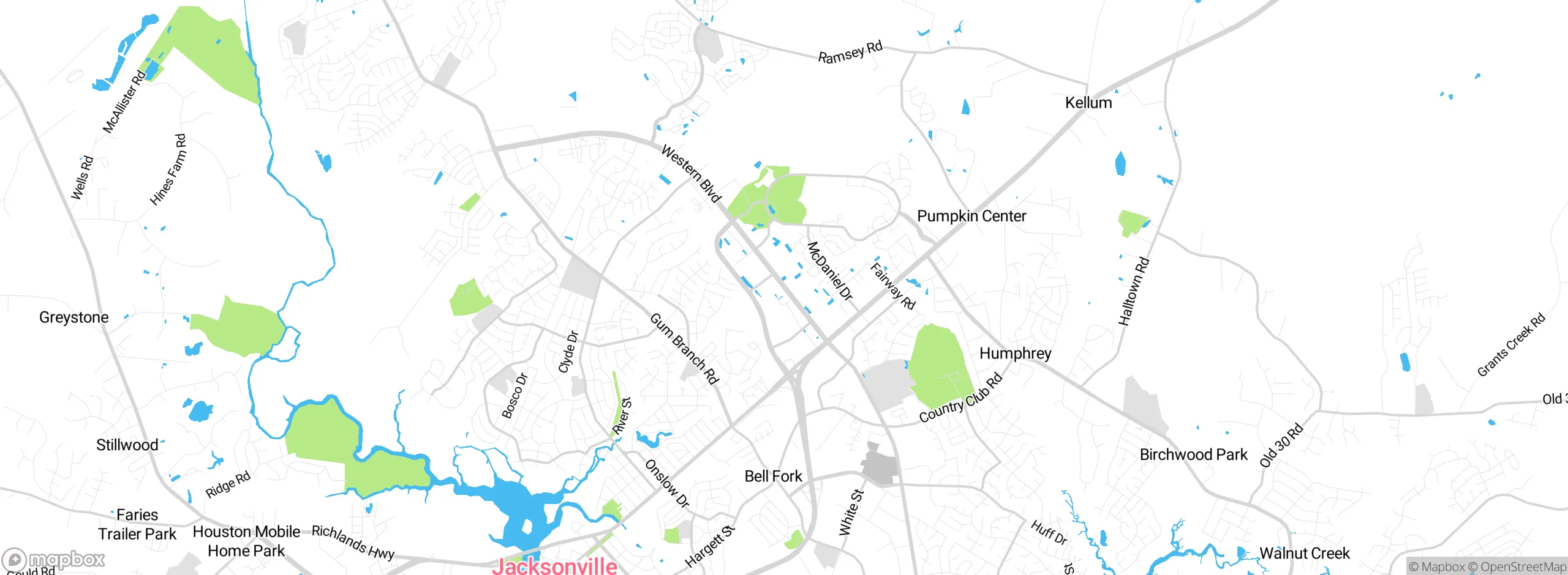 Map showing approximate location