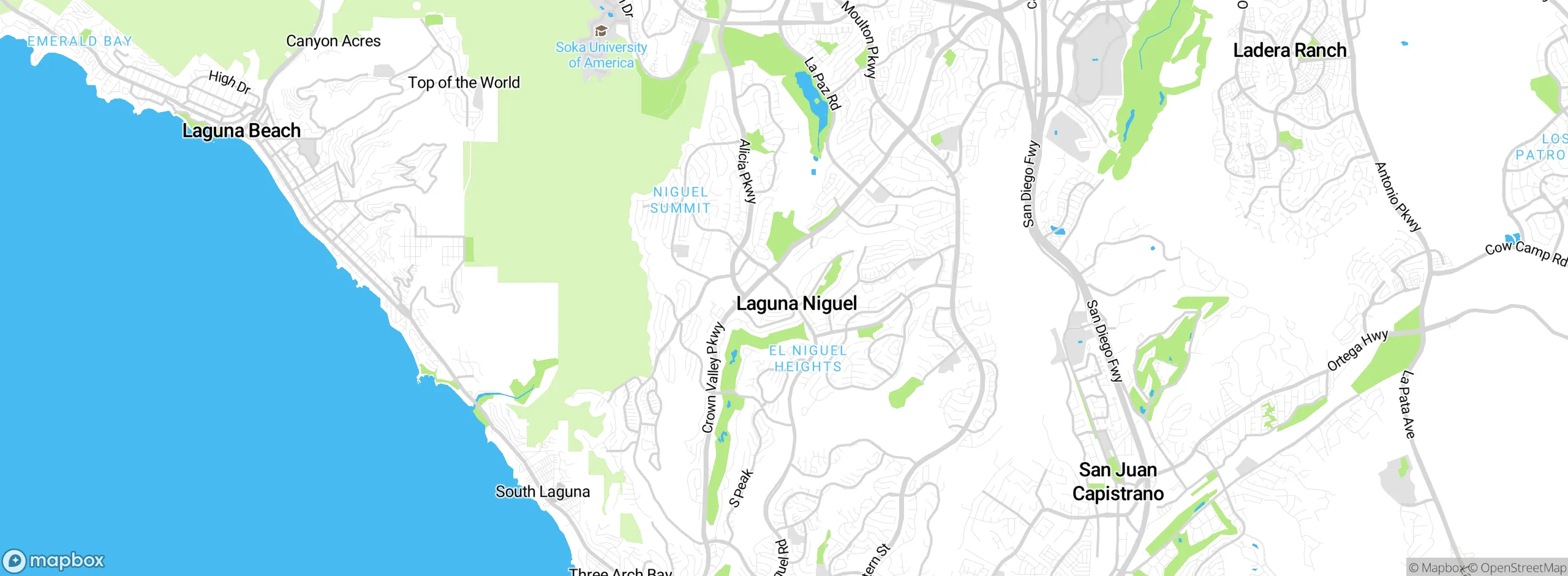 Map showing approximate location