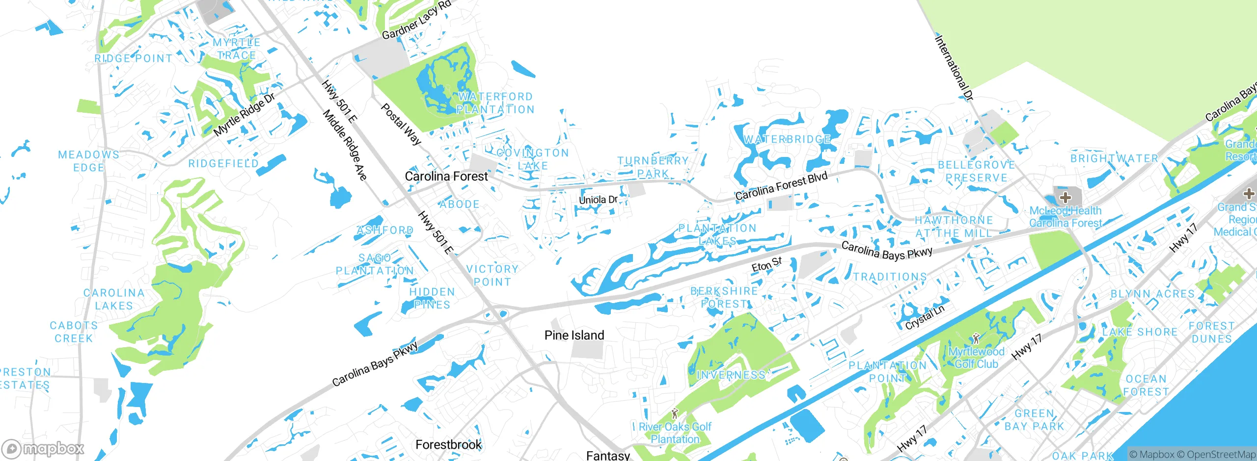 Map showing approximate location