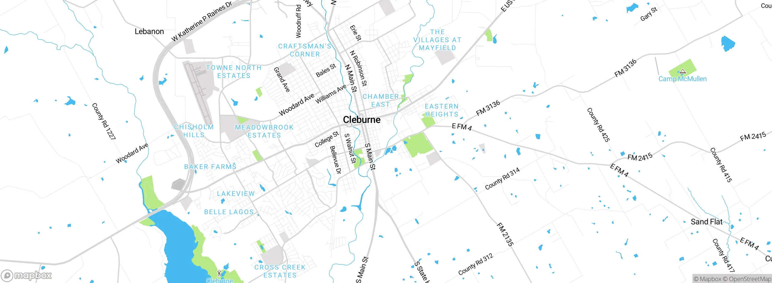 Map showing approximate location