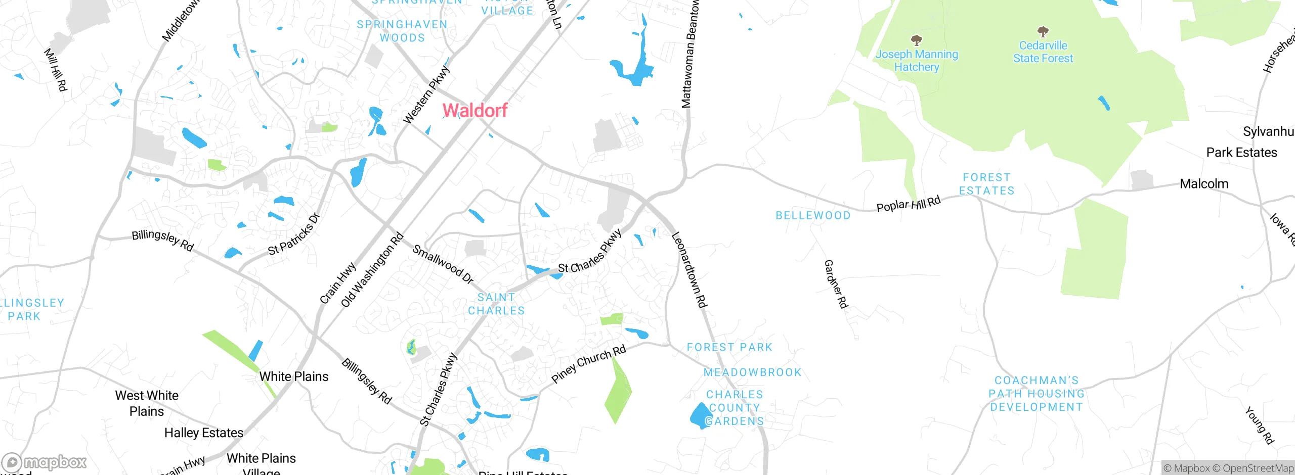 Map showing approximate location