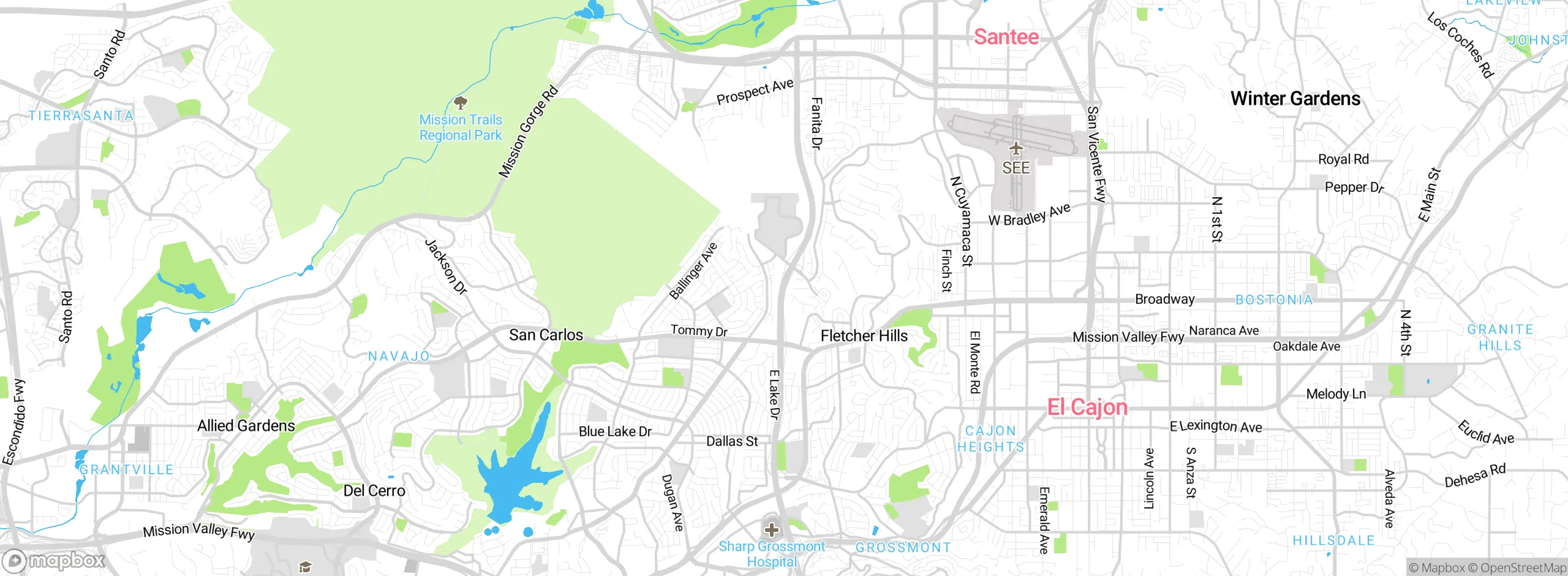 Map showing approximate location