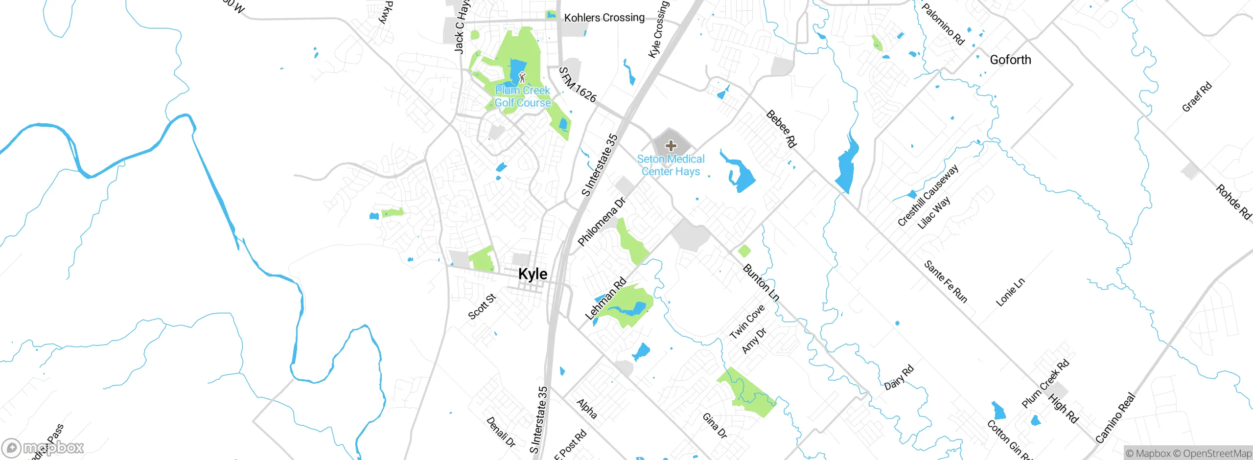 Map showing approximate location