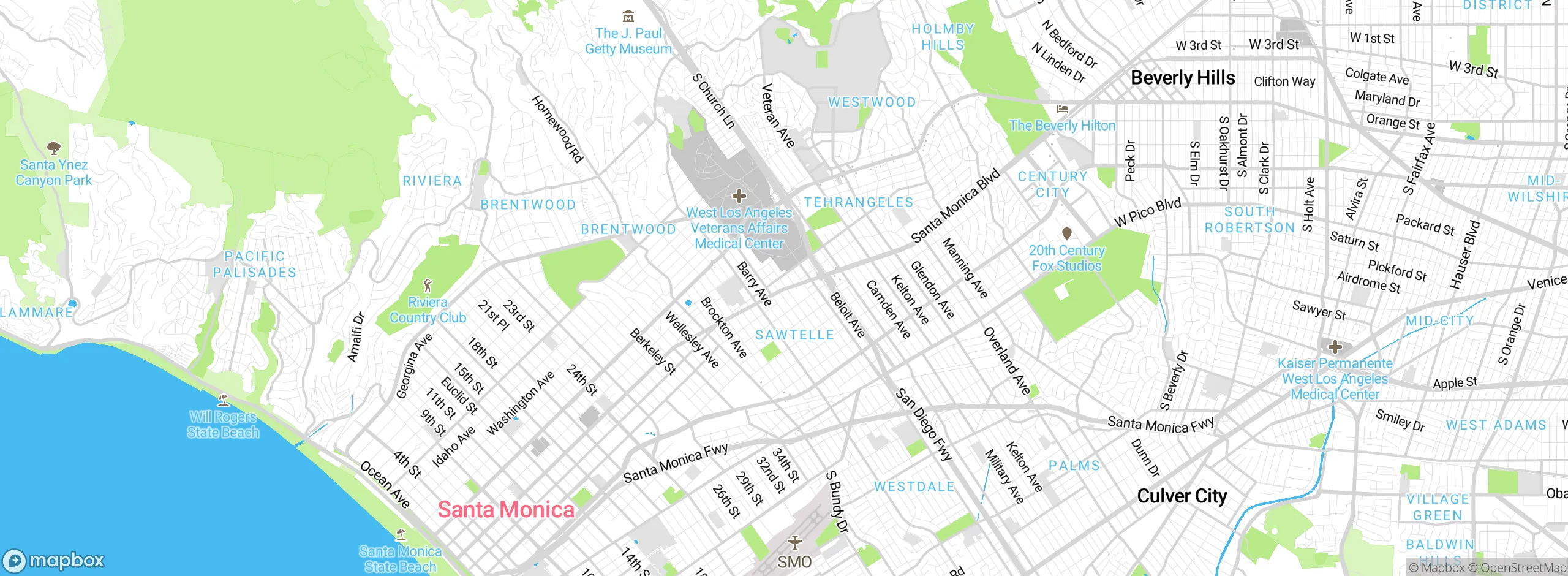 Map showing approximate location