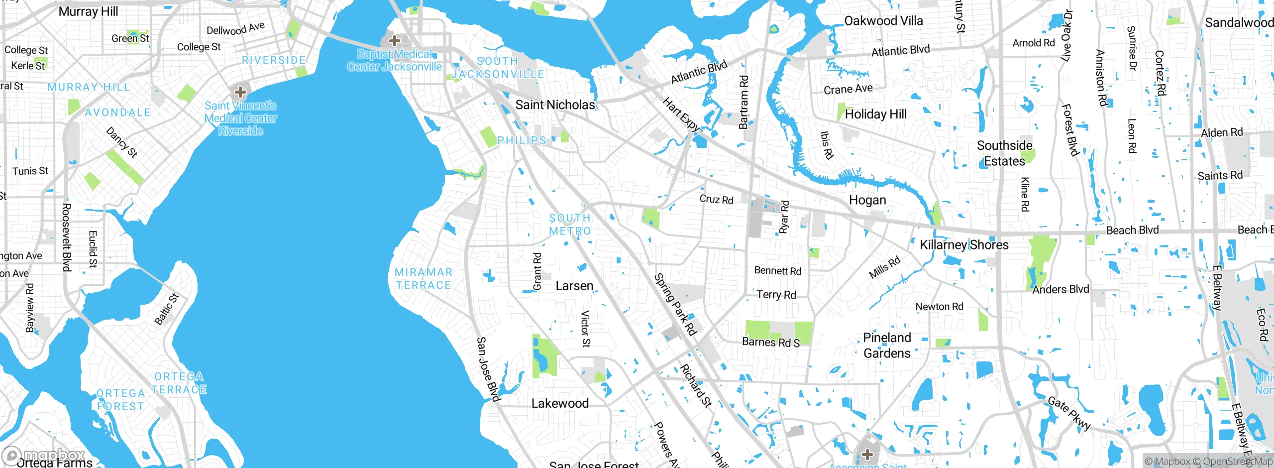 Map showing approximate location