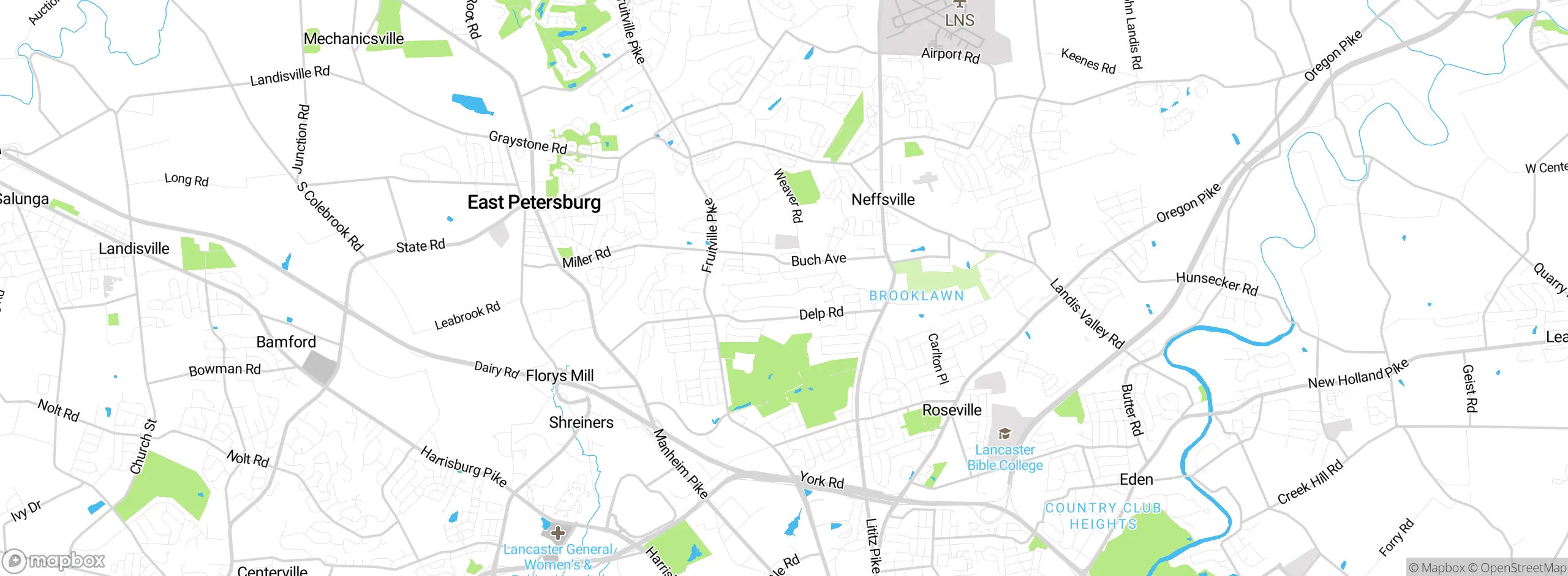Map showing approximate location