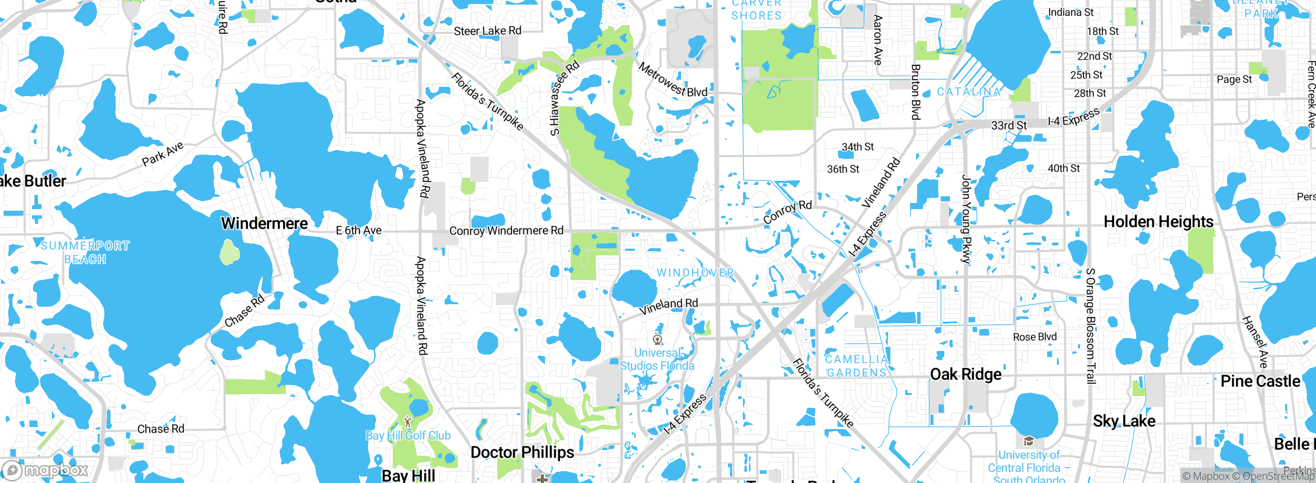 Map showing approximate location