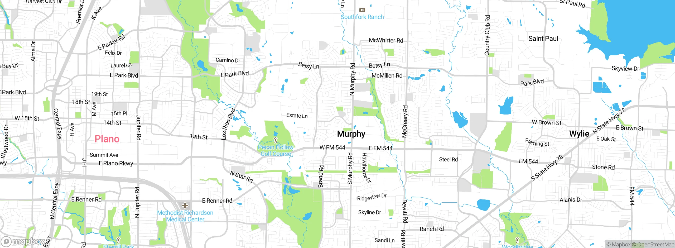 Map showing approximate location