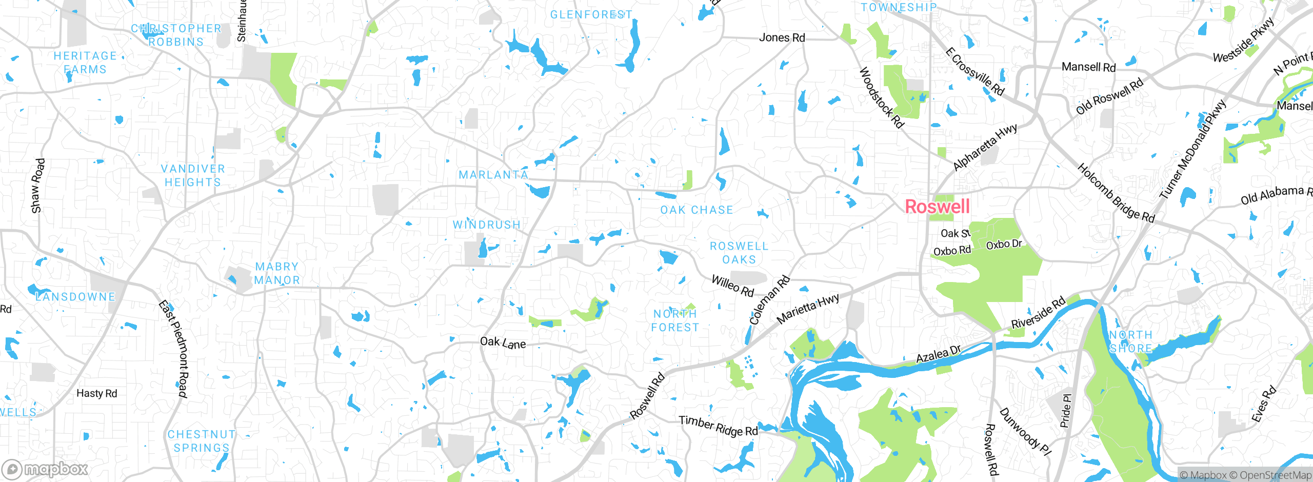 Map showing approximate location