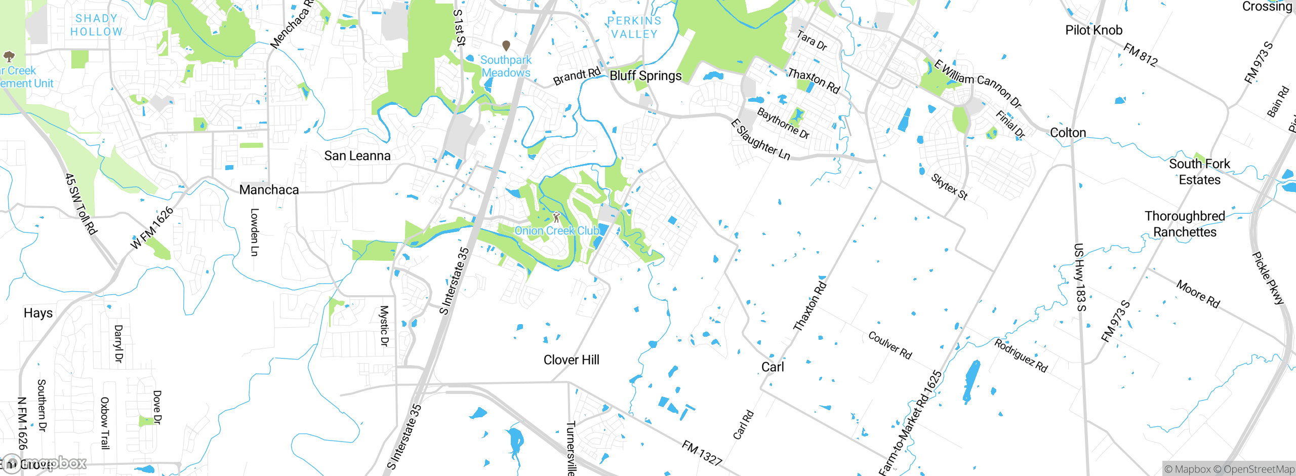 Map showing approximate location