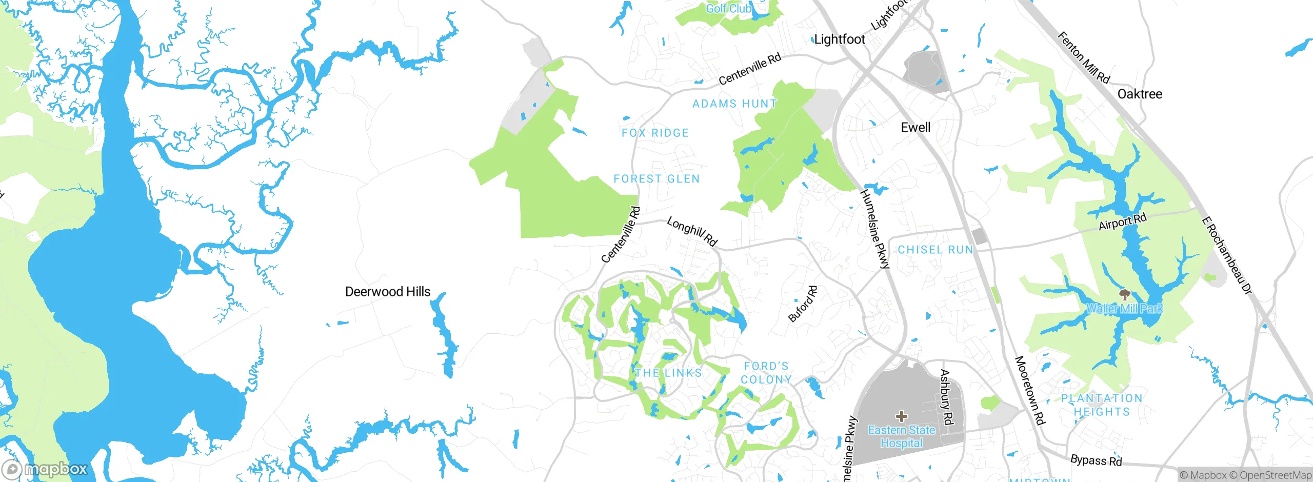 Map showing approximate location