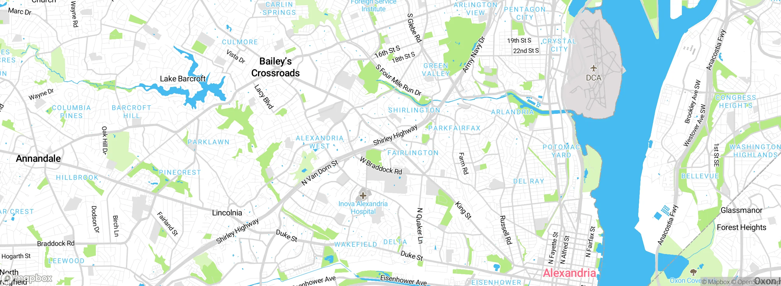 Map showing approximate location