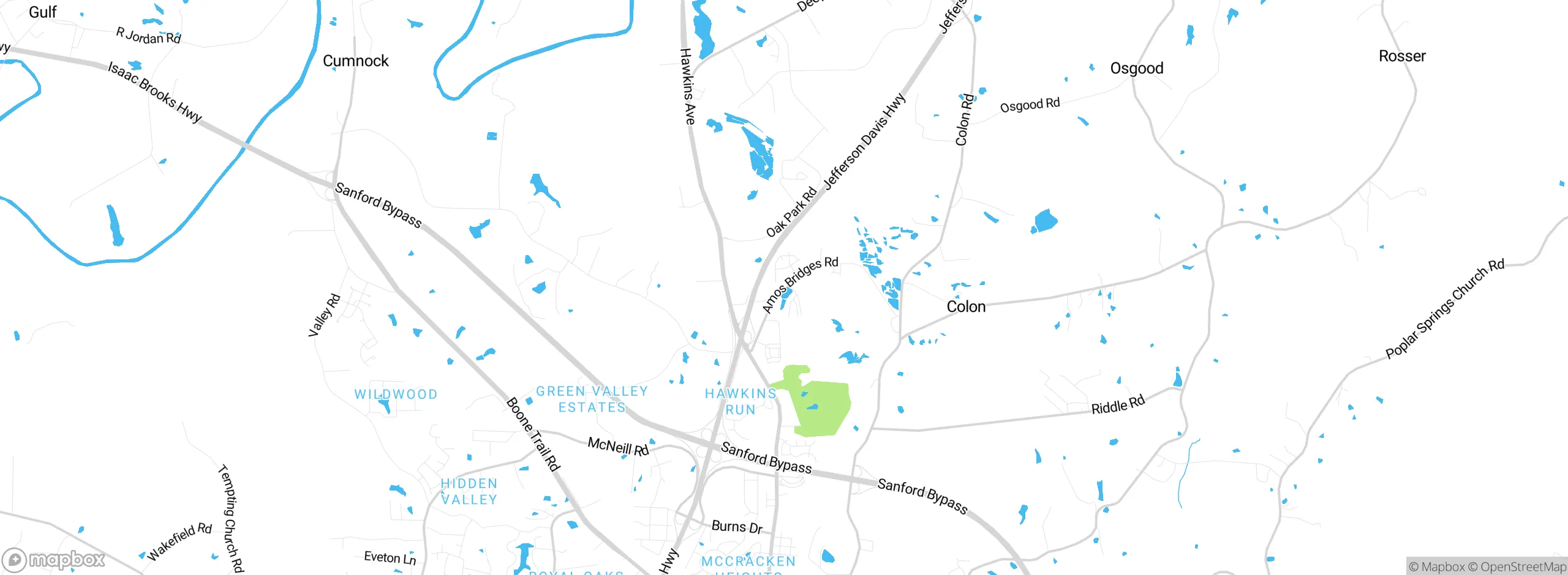 Map showing approximate location