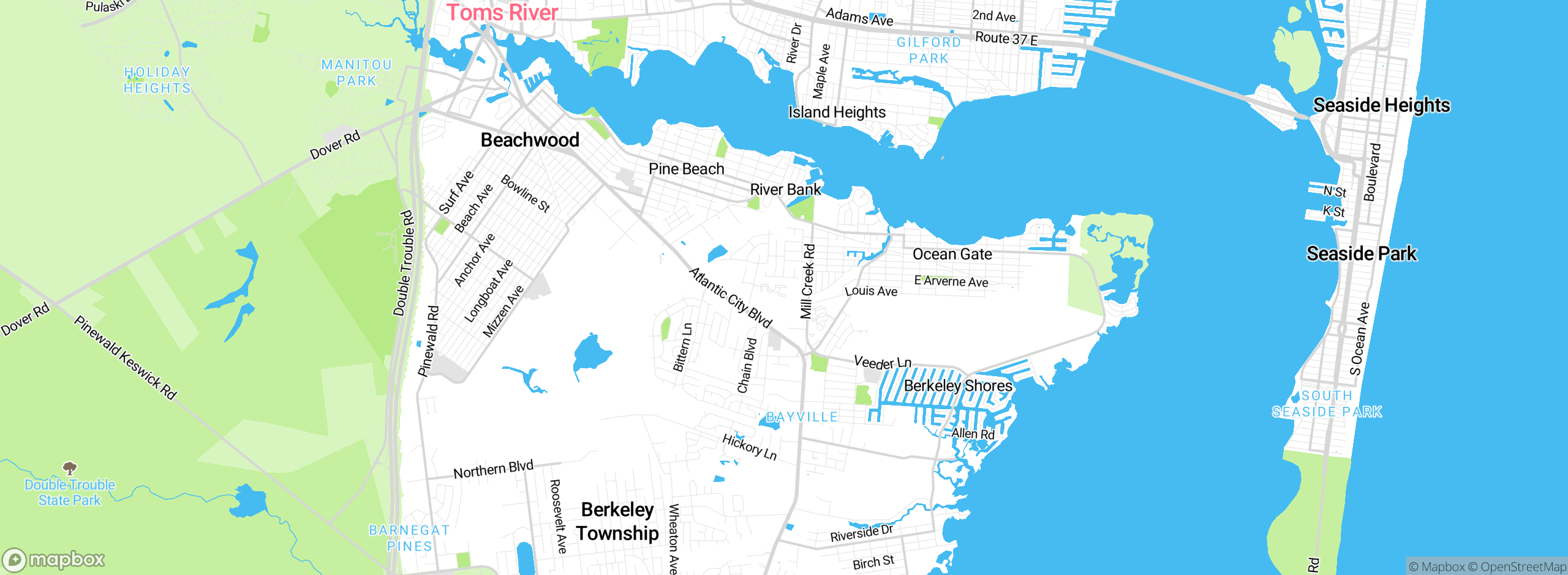 Map showing approximate location