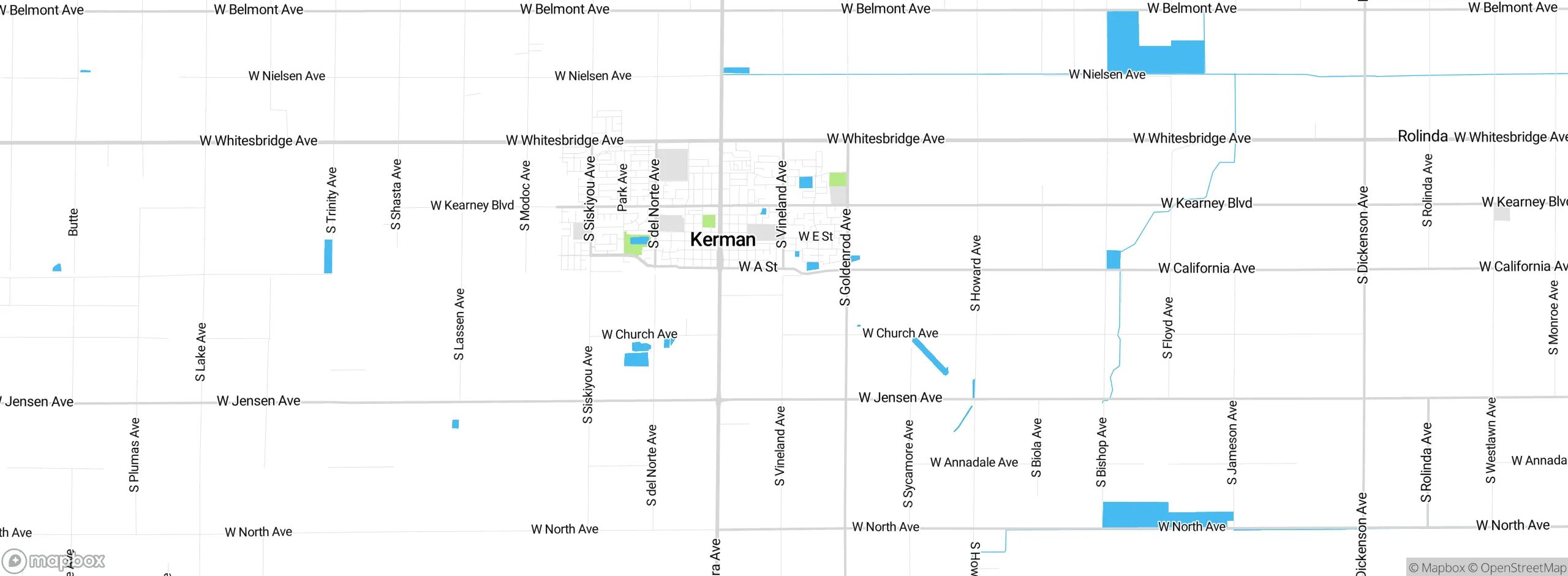 Map showing approximate location