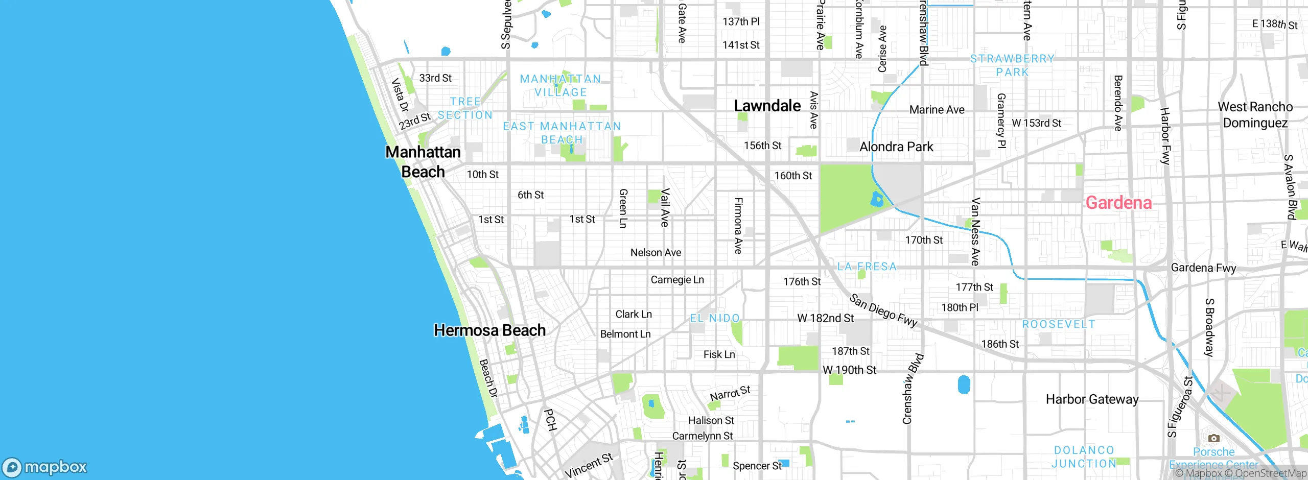 Map showing approximate location