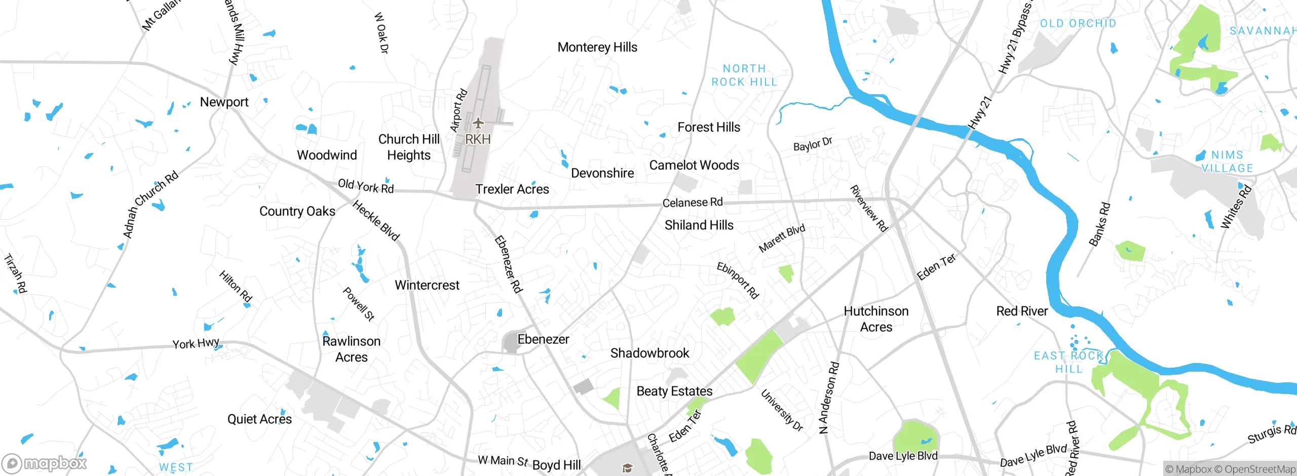 Map showing approximate location