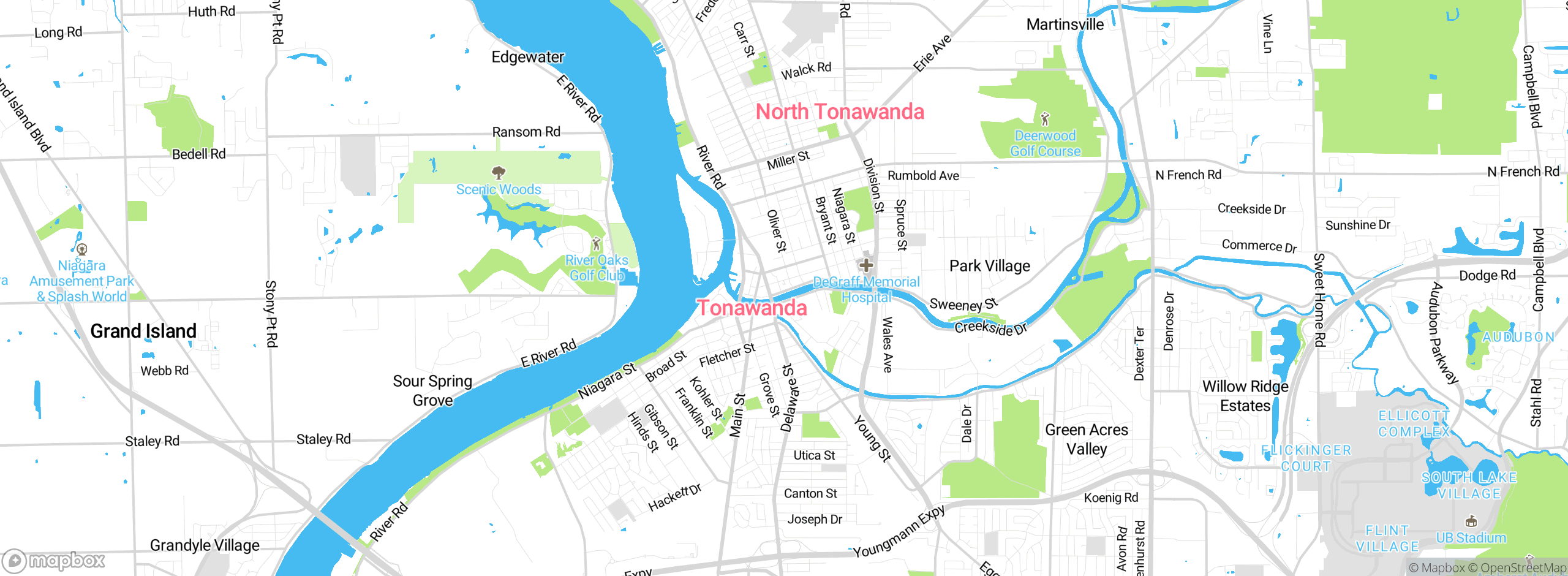Map showing approximate location