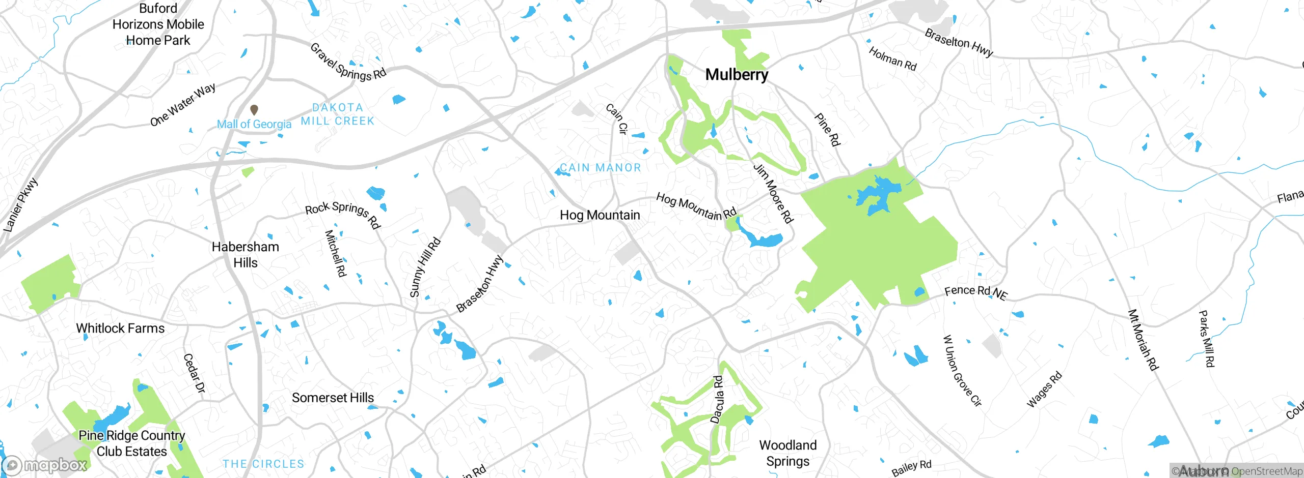 Map showing approximate location