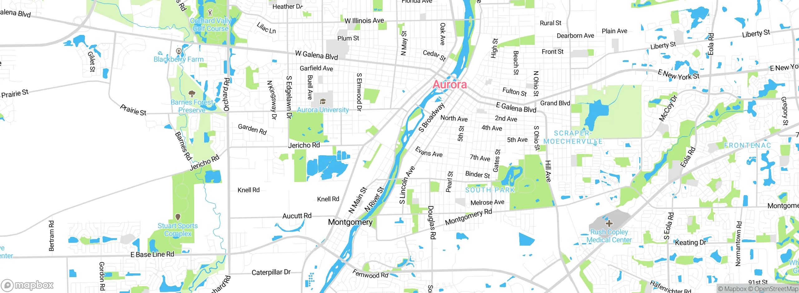 Map showing approximate location