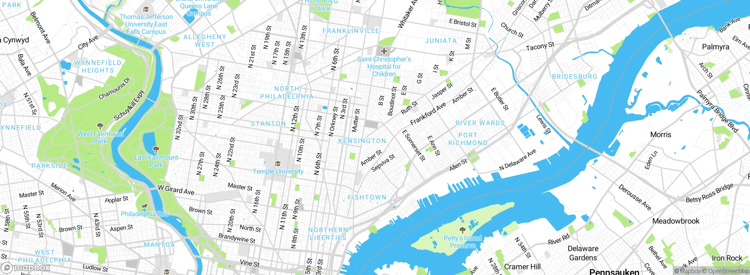 Map showing approximate location