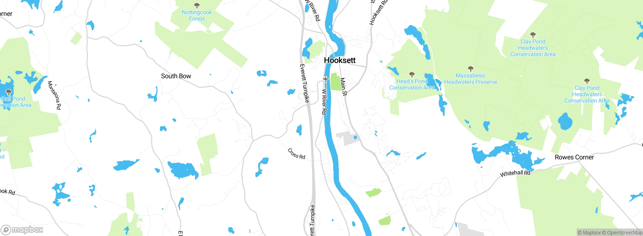 Map showing approximate location