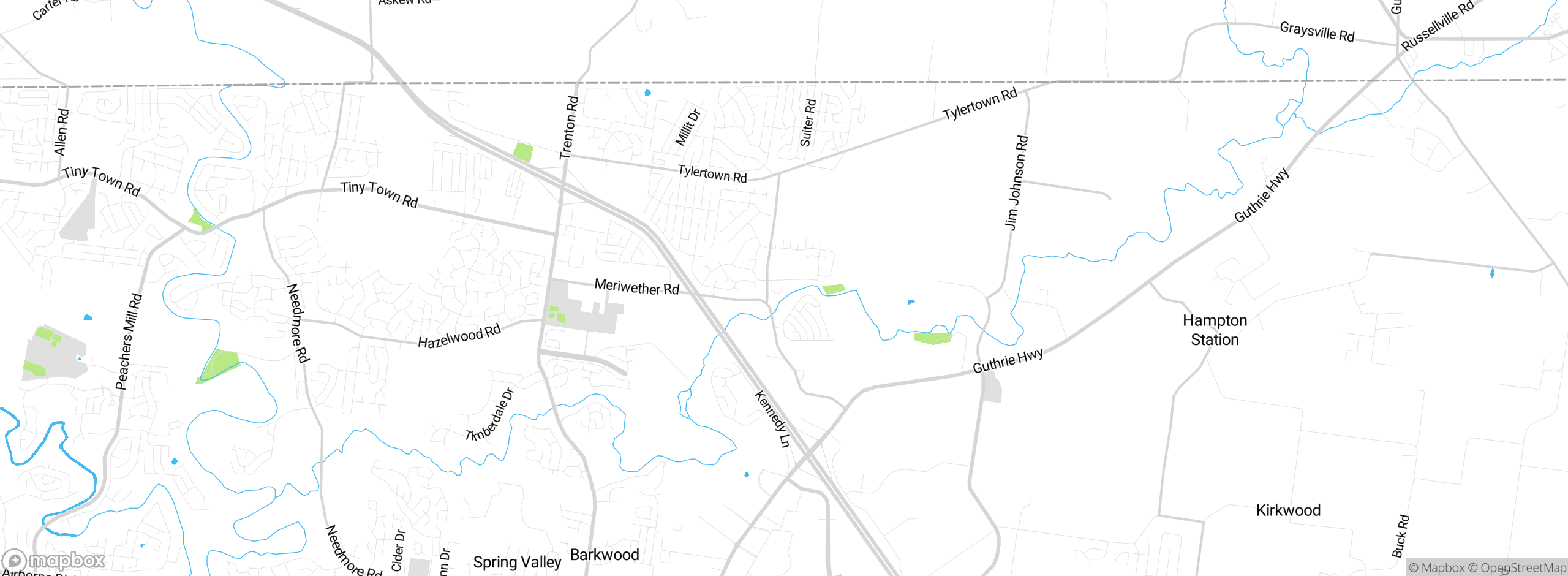 Map showing approximate location
