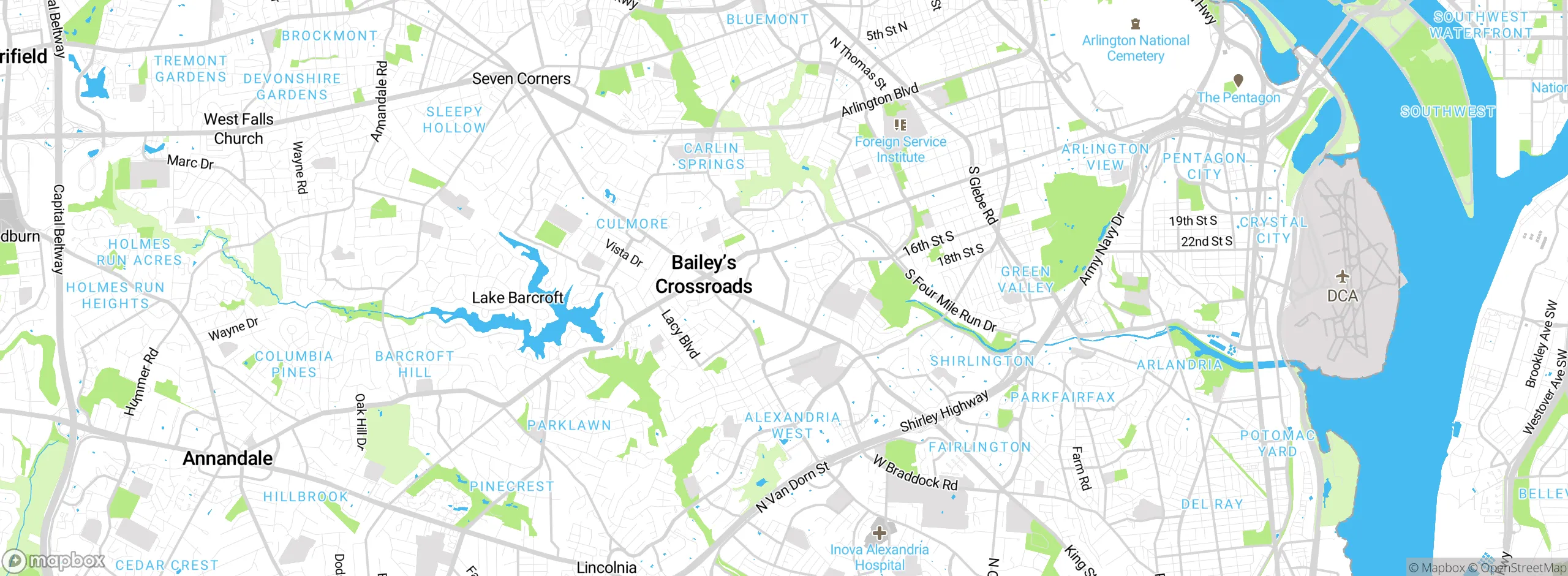 Map showing approximate location