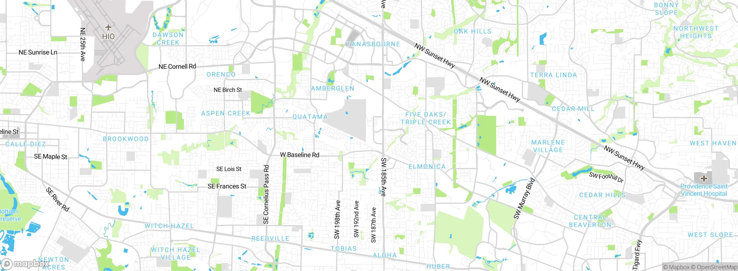 Map showing approximate location
