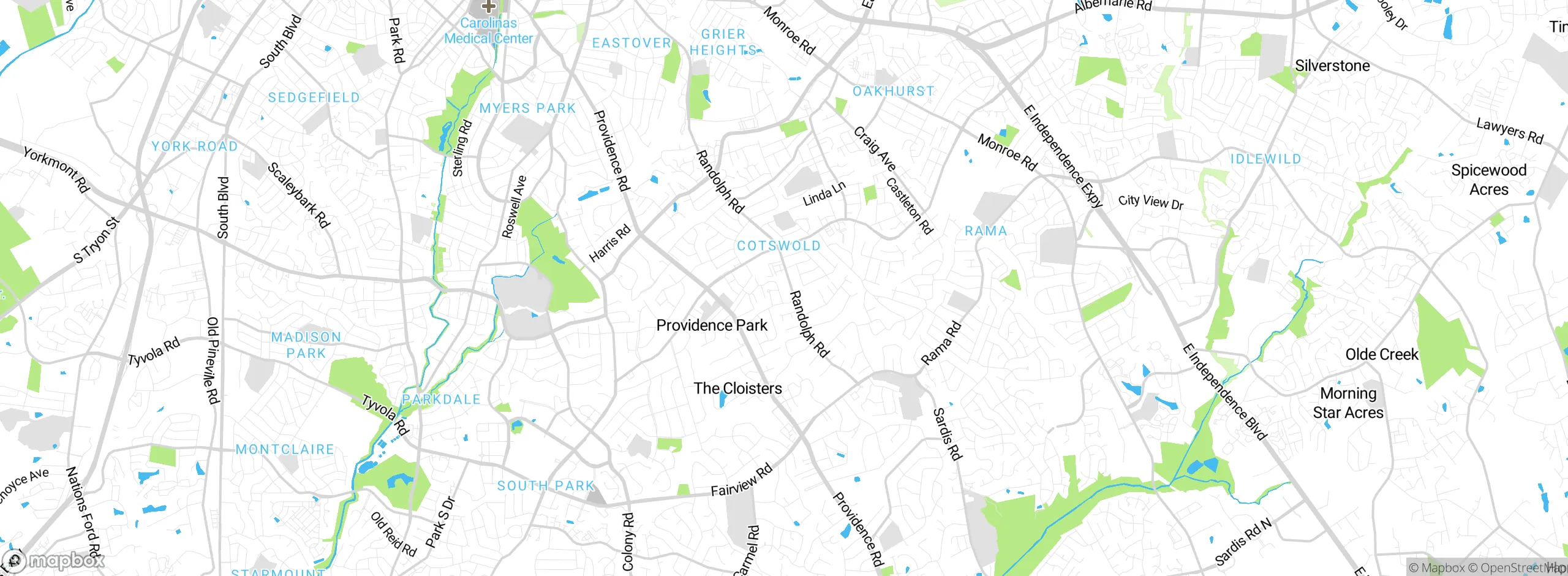 Map showing approximate location