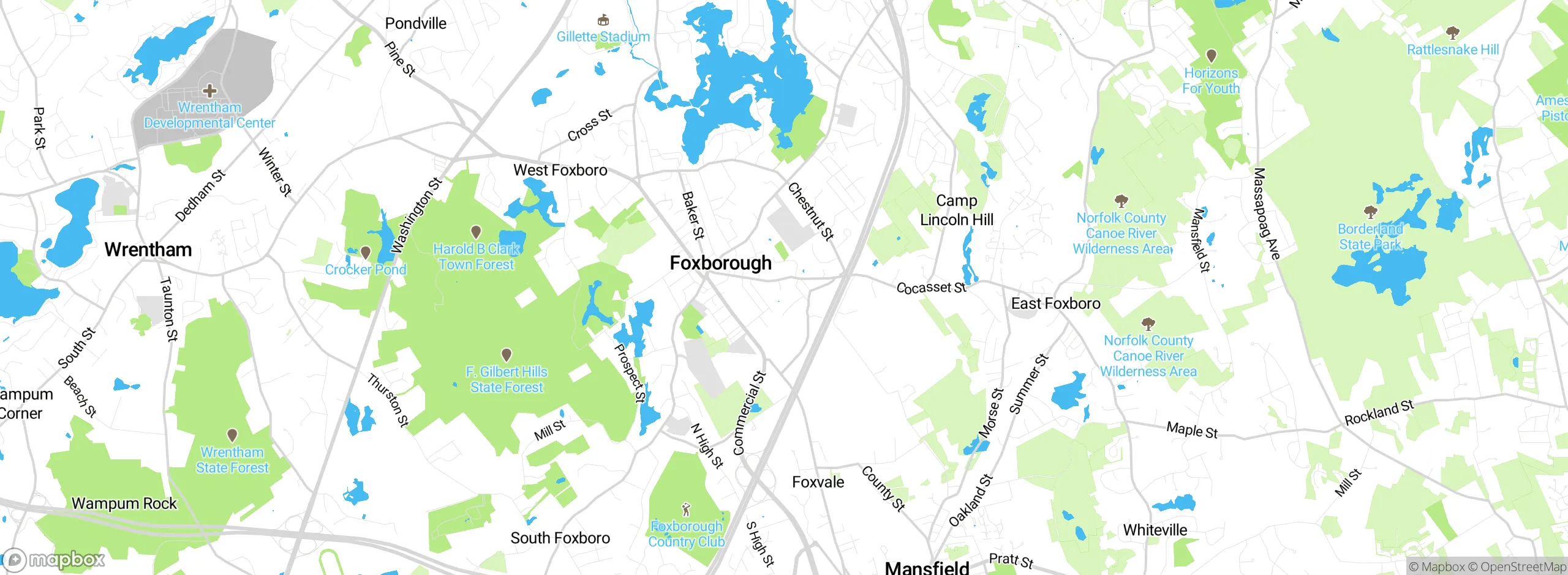 Map showing approximate location