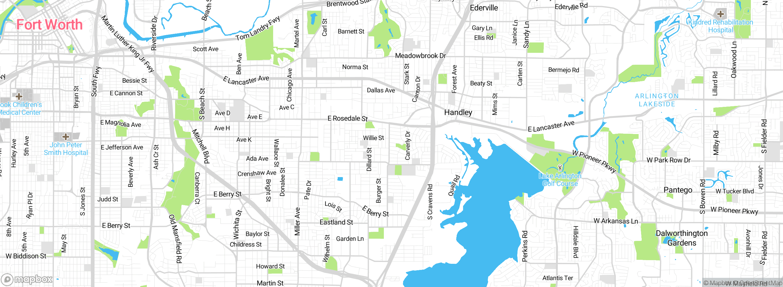 Map showing approximate location