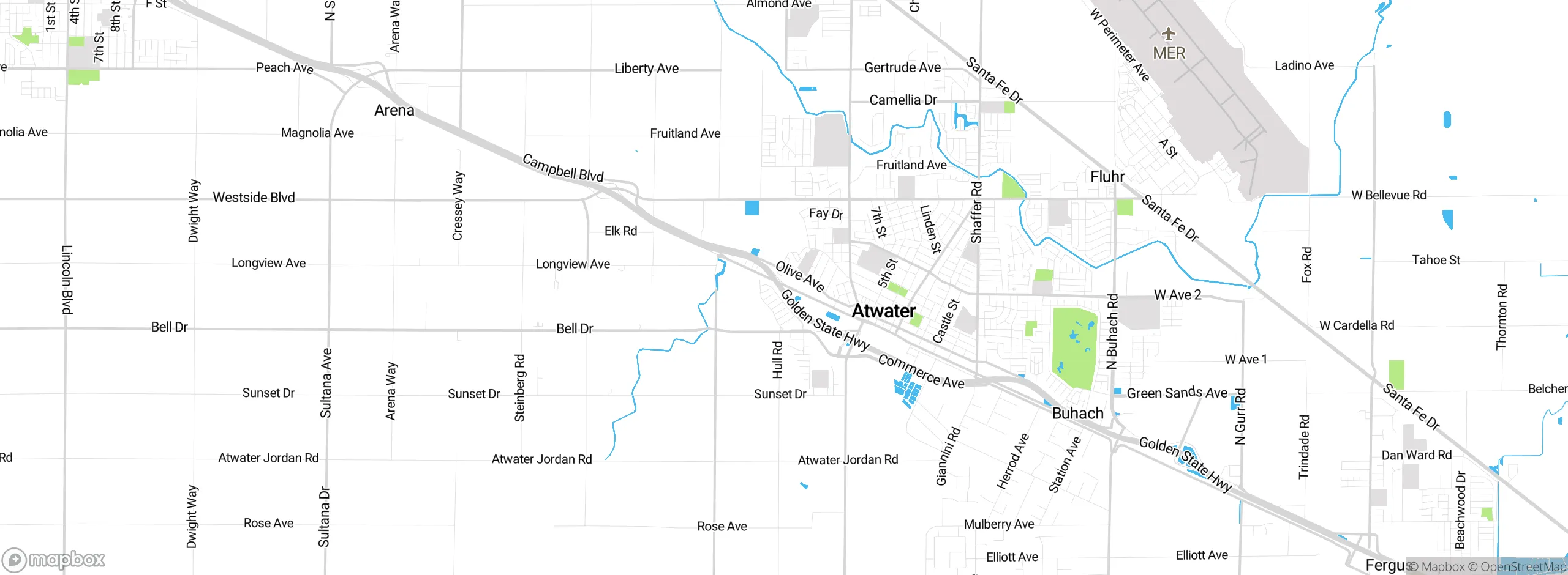Map showing approximate location