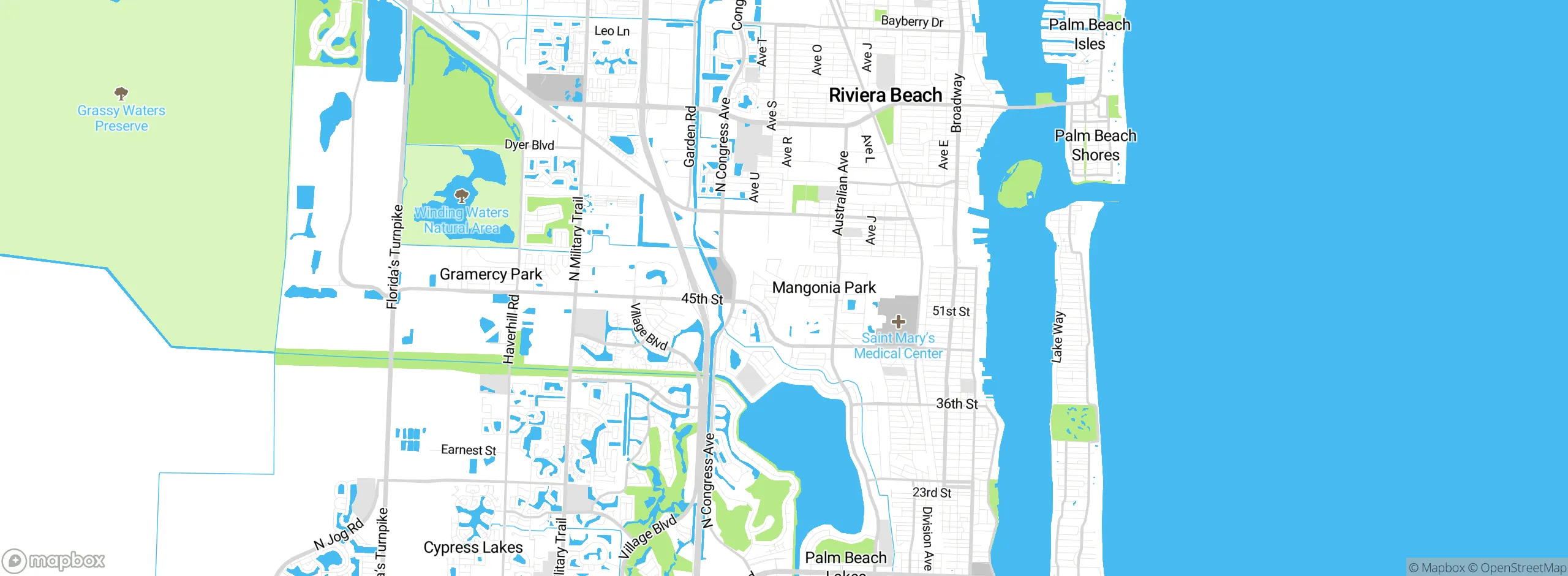 Map showing approximate location