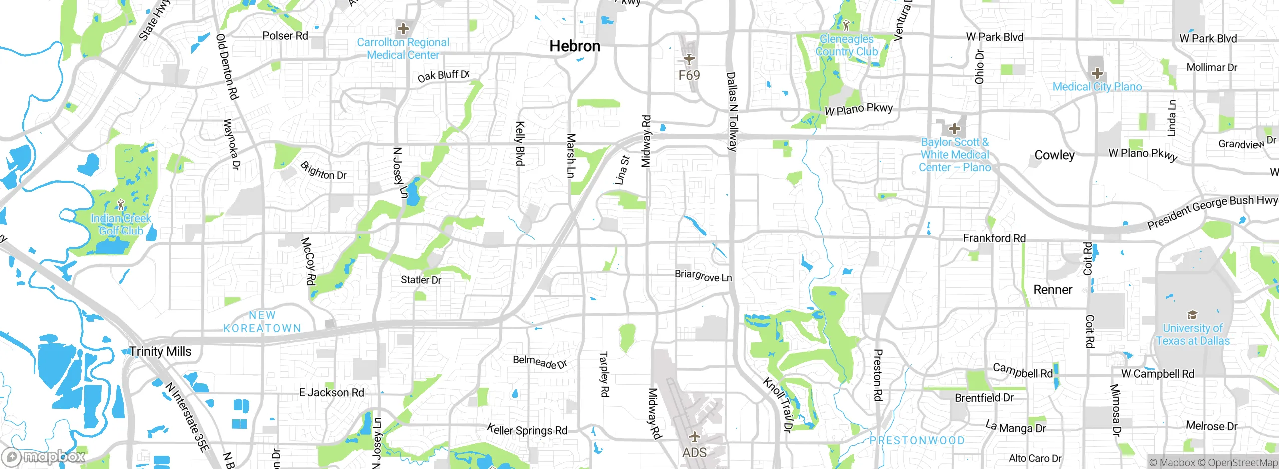 Map showing approximate location