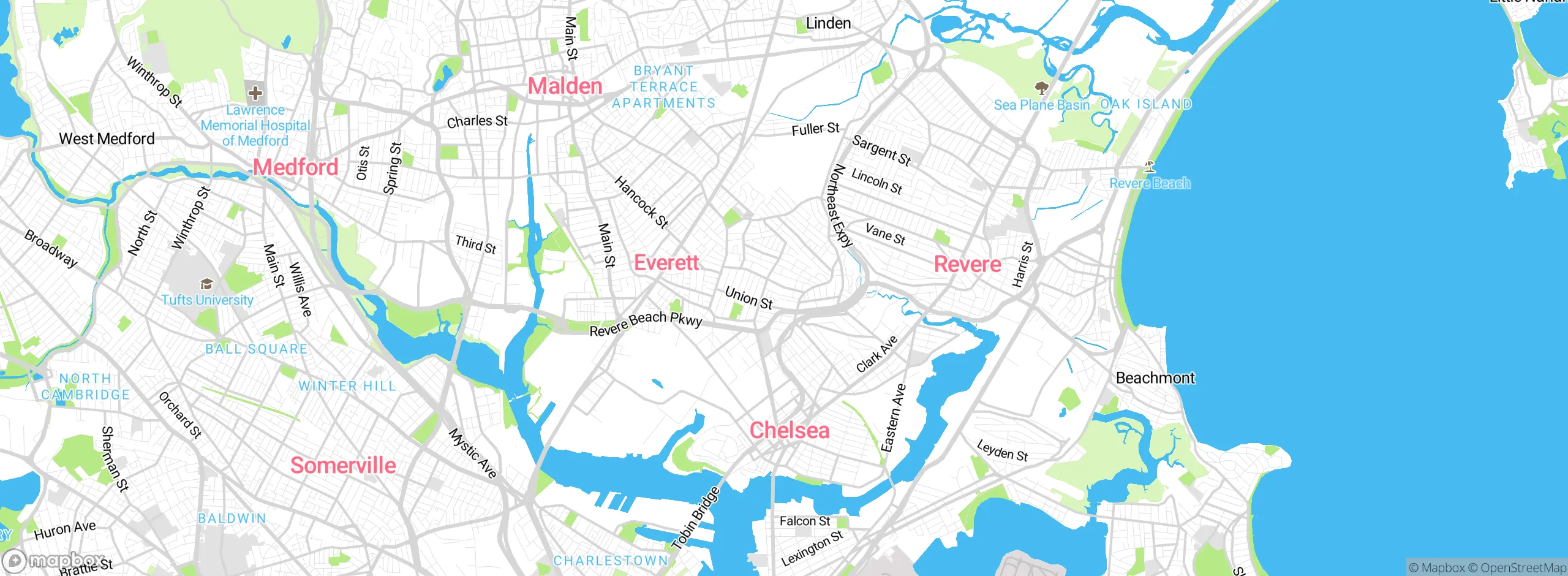 Map showing approximate location