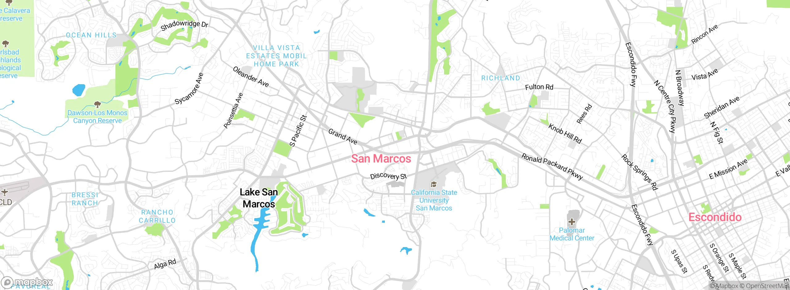 Map showing approximate location